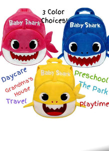 Baby Shark Plush Backpack