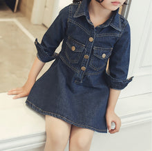 Load image into Gallery viewer, Sassy Denim Dress
