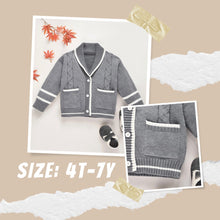 Load image into Gallery viewer, Double Pocket Collar Cardigan
