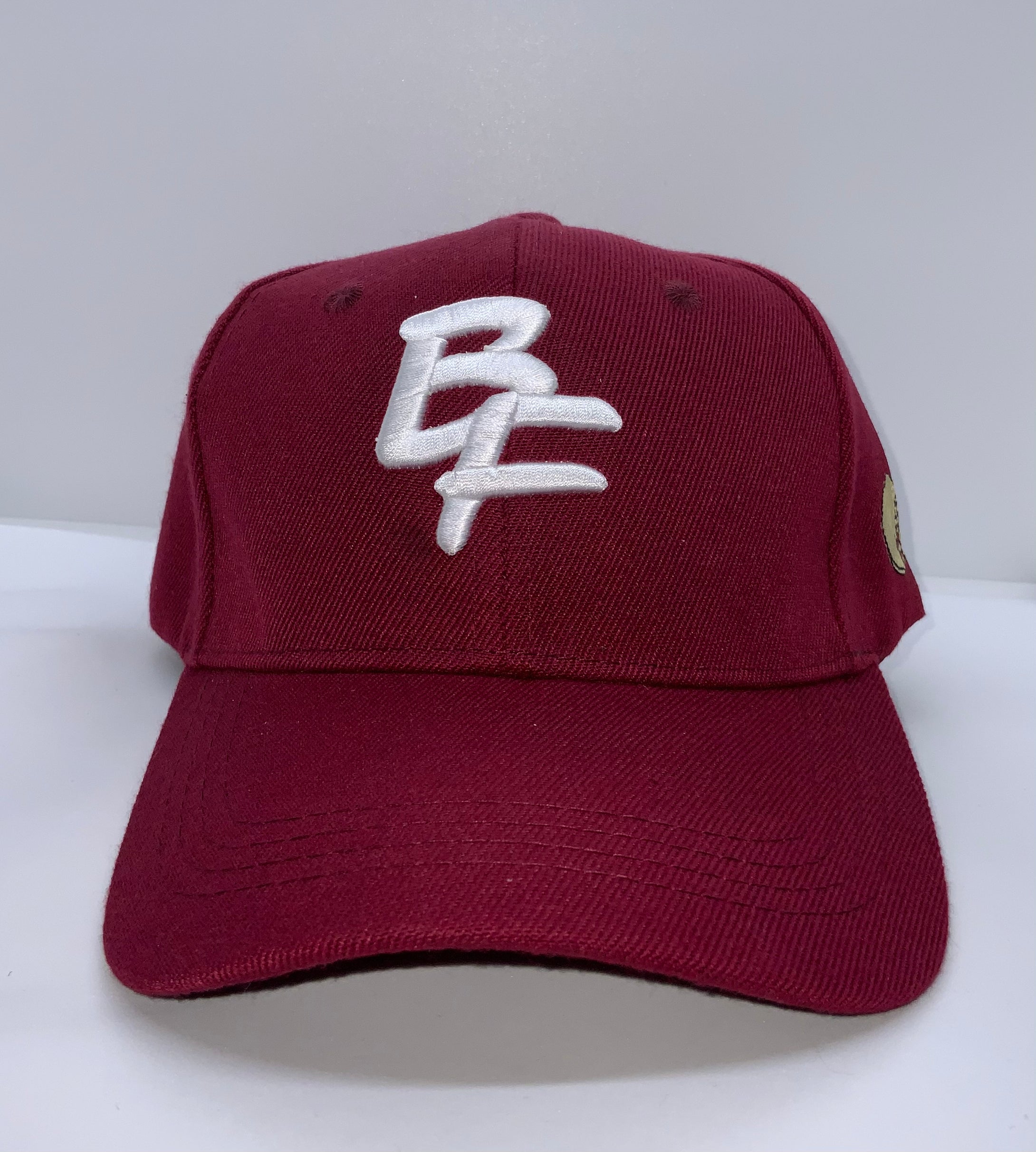 Burgundy BF White