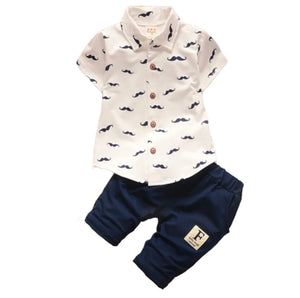 Mustache Polo Shirt & Pants