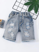 Load image into Gallery viewer, Ripped Denim Shorts
