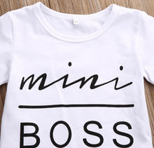 Load image into Gallery viewer, Mini Boss Skirt &amp; Tee
