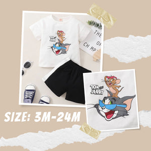 Tom x Jerry Tee & Shorts Set