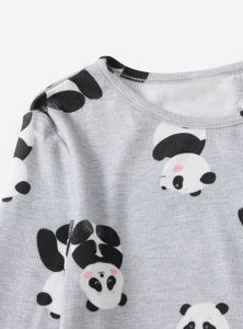 Panda Print Tee & Pants