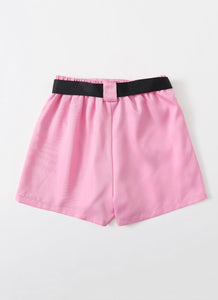 Pink Pocket BF Shorts