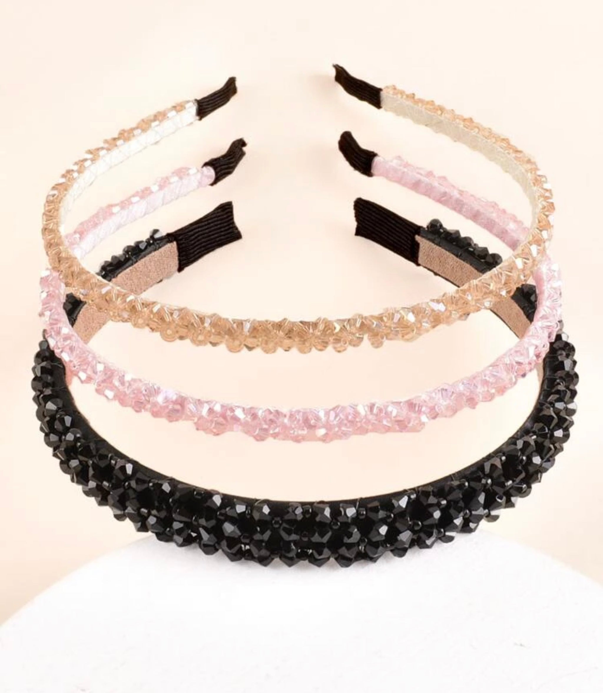 3pc Crystal Decor Headband