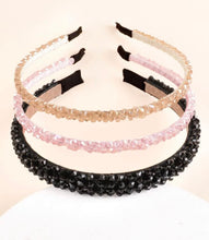 Load image into Gallery viewer, 3pc Crystal Decor Headband
