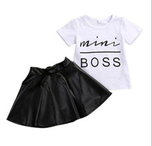 Load image into Gallery viewer, Mini Boss Skirt &amp; Tee
