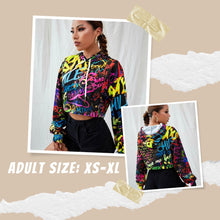 Load image into Gallery viewer, Graffiti Print Pullover
