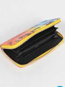 Graffiti Wallet Blue