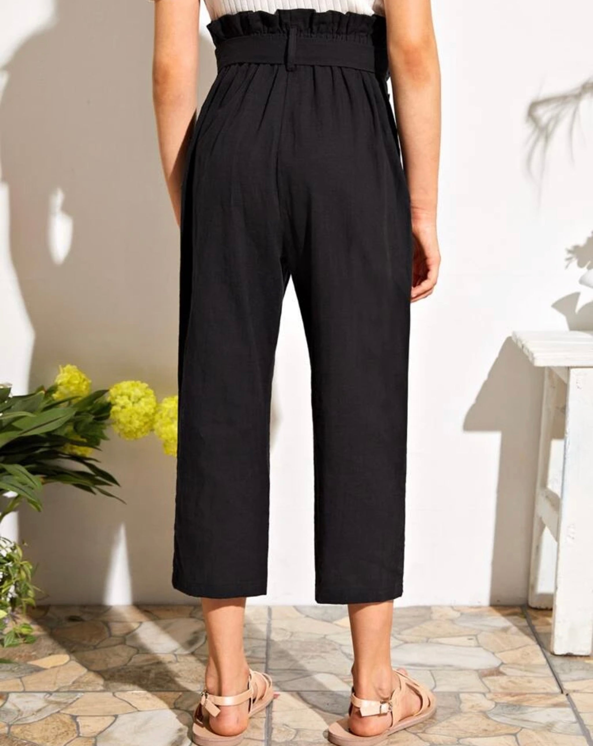 Paper Bag Waist Pants