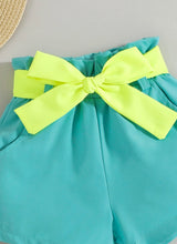 Load image into Gallery viewer, Ruffled Cami Top &amp; Bow Tie Shorts
