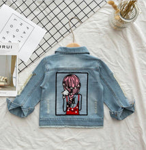 Load image into Gallery viewer, Hold Me Tight Sequined Jean Jacket
