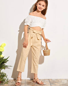 Paper Bag Waist Pants