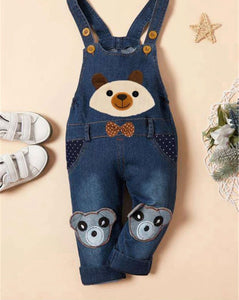 Embroidery Denim Overall