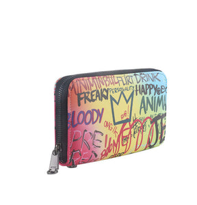 Graffiti Wallet Blue