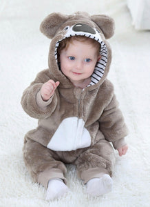 Koala Flannel Jumpsuit