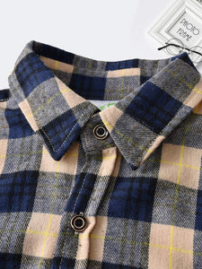 Toddler Flannel Button Tee