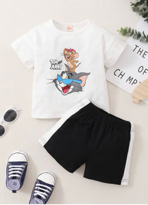 Tom x Jerry Tee & Shorts Set