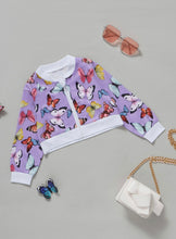 Load image into Gallery viewer, Butterfly Bomber Jacket
