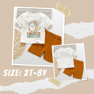 Toddler Unicorn Believer Tee & Shorts Set