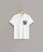 Load image into Gallery viewer, Plaid Print Polo Shirt
