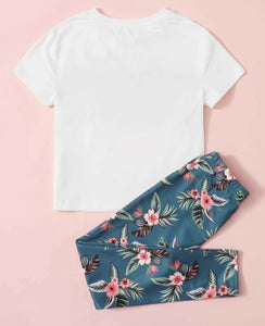 Positive Vibes Tee & Pants Set