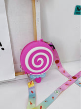 Load image into Gallery viewer, Hot Pink Lollipop Crossbody Bag
