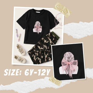 Princess Tee & Camo Jogger Set