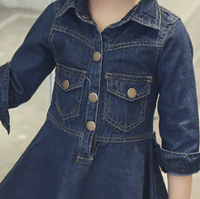 Load image into Gallery viewer, Sassy Denim Dress
