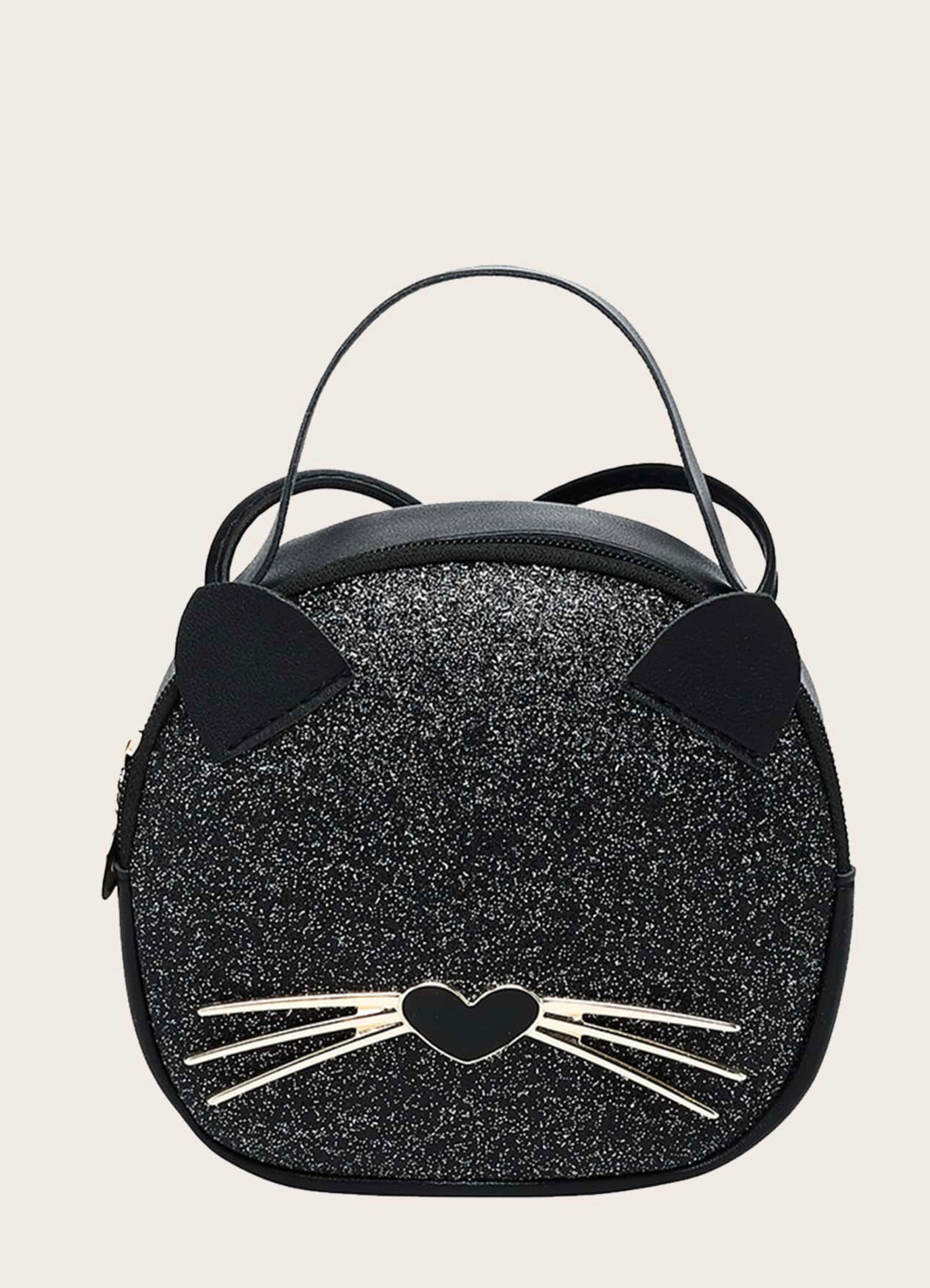 Black Kitty Satchel