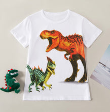 Load image into Gallery viewer, Dino Print Shortsleeved Tee
