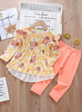 Load image into Gallery viewer, Peachy Bee Tee &amp; Leggings
