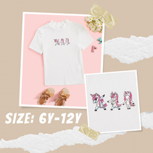 Load image into Gallery viewer, Rib-knit Unicorn Tee
