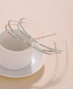 2pc Double-Layer Diamond Headband