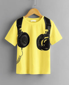 Headset Print Top