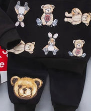 Load image into Gallery viewer, Comfy Bear 2pc Sweatsuits
