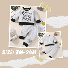 Load image into Gallery viewer, Stitched Baby Bear 2pc Set
