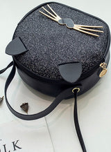 Load image into Gallery viewer, Black Kitty Satchel
