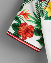 Load image into Gallery viewer, Tropical Print Polo Shirt
