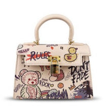 Load image into Gallery viewer, Teddy Graffiti Handbag
