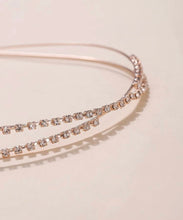 Load image into Gallery viewer, 2pc Double-Layer Diamond Headband
