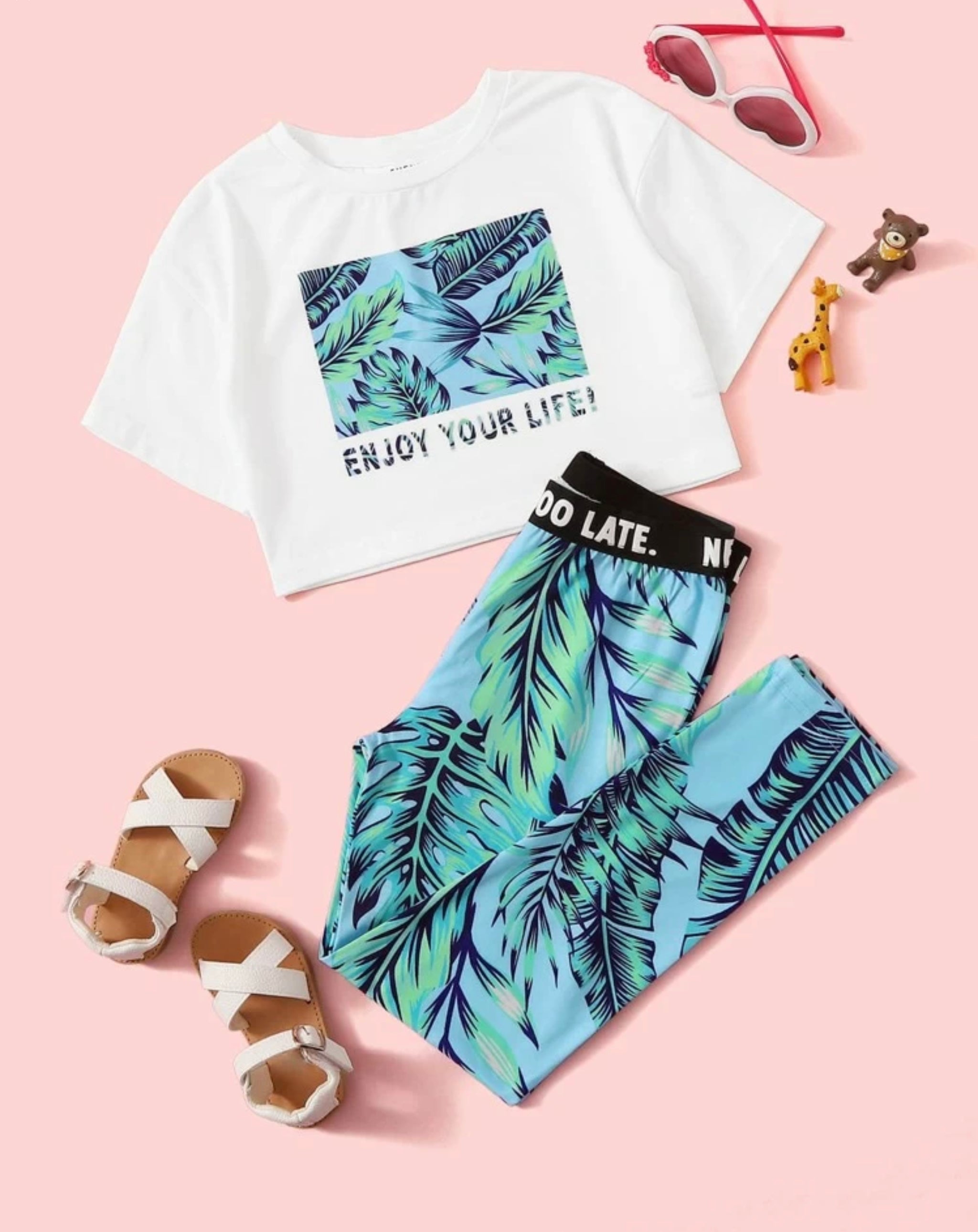 Enjoy Your Life Tee & Pants Set