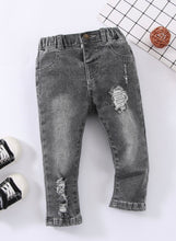 Load image into Gallery viewer, Baby Ripped Bleach Washed Jeans
