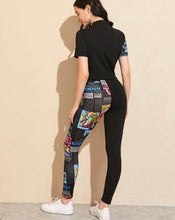 Load image into Gallery viewer, Pop Art Graphic Tie Tee &amp; Leggings Set
