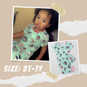 Animal Print PJ Set