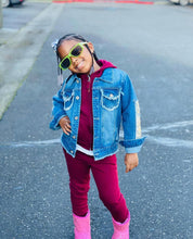 Load image into Gallery viewer, Hold Me Tight Sequined Jean Jacket
