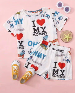 I Love My Mommy PJ Set