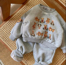 Load image into Gallery viewer, Comfy Bear 2pc Sweatsuits
